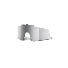 100% Speedcraft XS Replacement Lens, HiPER Silver Mirror