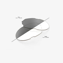 100% Westcraft Double Replacement Lenses, Photochromic Clear / Smoke