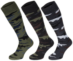 MFH dolge nogavice zimske, "Esercito" maskirni vzorec, 3-pack