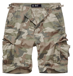 Brandit BDU pantaloncini Ripstop, Light woodland