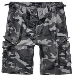 Brandit BDU Ripstop pantaloncini, grigio mimetico