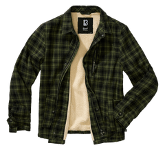 Brandit Classic Sherpa giacca, nera oliva