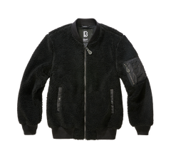 Brandit MA1 Sherpa giacca, nera