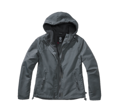 Brandit Windbreaker Frontzip giacca da donna, Anthracite