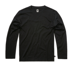 Brandit Premium maglietta a maniche lunghe, nera