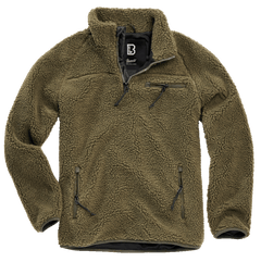 Brandit Teddyfleece Troyer giacca in pile, oliva