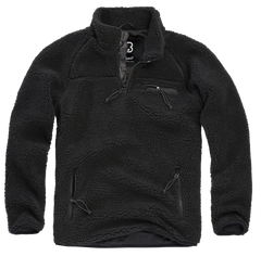 Brandit Teddyfleece Troyer giacca in pile, nera