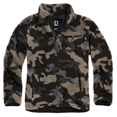 Brandit Teddyfleece Troyer giacca in pile, darkcamo