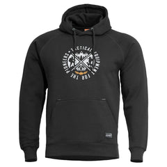 Pentagon Phaeton Hood felpa con cappuccio da uomo "Pioneers", black
