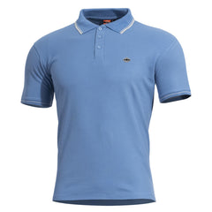 Pentagon Aniketos Stripes polo, Dawn Blue