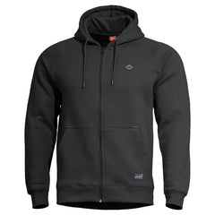 Pentagon Phaeton felpa con zip, nero