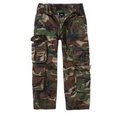 Brandit Pure Vintage pantaloni per bambini, woodland