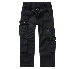 Brandit Pure pantaloni per bambini, nero