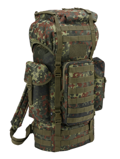 Brandit Kampfrucksack zaino tattico molle 65l, flecktarn