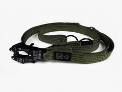 K9 Thorn Kong Frog adjustable lead with front handle, olive, 255 cm