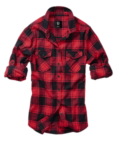 Brandit Amy camicia da donna, rosso nero