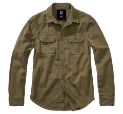 Brandit Vintage camicia a maniche lunghe da donna, oliva