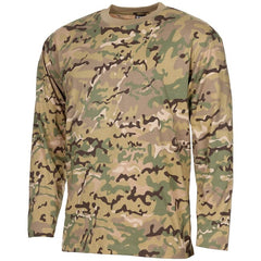 MFH Maglietta americana a maniche lunghe, operation-camo