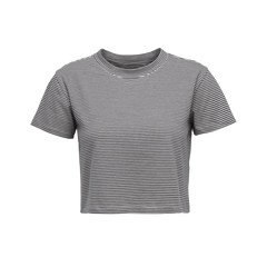 Black Diamond BD Stripe ženska majica s kratkimi rokavi, off white-charcoal
