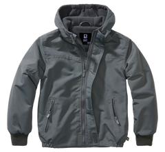 Brandit Frontzip Windbreaker giacca per bambini, anthracite