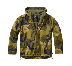 Brandit Frontzip giacca a vento, camo svedese