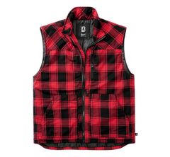 Brandit Lumber gilet, rosso/nero