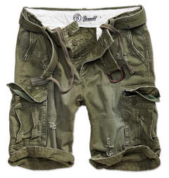Brandit Shell Valley Heavy Vintage pantaloncini, oliva