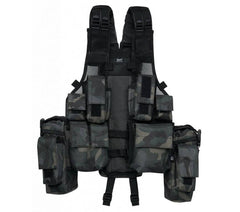 Brandit Gilet tattico, darkcamo
