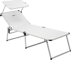 Brunner Malibu High beach chaise lounge, bianco