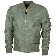 MFH American MA1 giacca di volo, verde OD