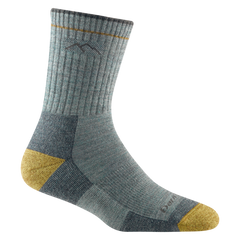 Darn Tough Hiker Micro Crew Midweight calze da trekking con imbottitura, Sage