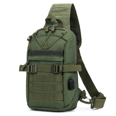 DRAGOWA TACTICAL Σακίδιο πλάτης Oscar με μια τσέπη, πράσινο