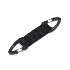 DRAGOWA Tactical Moschettone reversibile Basecamp, nero