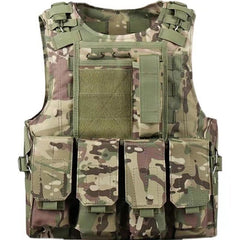 DRAGOWA Tactical Gilet militare per impieghi gravosi, multicam