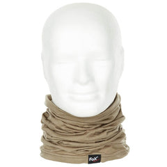 Fox Outdoor Merino Lite scaldacollo, marrone coyote