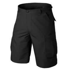Helikon-Tex Pantaloncini BDU - PolyCotton Ripstop, nero