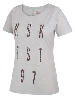 HUSKY Tingl maglietta funzionale da donna, bianco tenue, L
