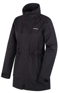 HUSKY Nevr cappotto hardshell da donna, nero
