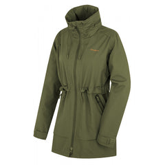 HUSKY Nevr cappotto hardshell da donna, khaki scuro