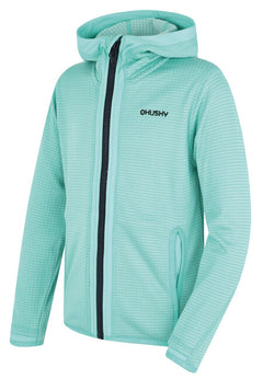 HUSKY Artic Zips K felpa con cappuccio per bambini, turchese/nero blu