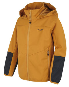 HUSKY Sonny K giacca softshell da bambino, senape