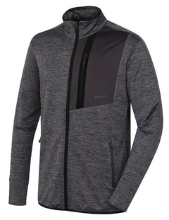 HUSKY Ane felpa con zip da uomo, grigio scuro