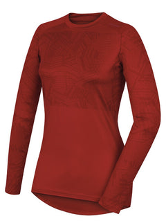 HUSKY Active Winter Termoprádlo maglietta a maniche lunghe da donna, rosso