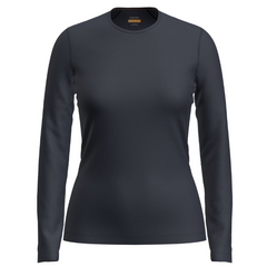 Icebreaker 200 Oasis t-shirt termica a maniche lunghe da donna, blu scuro