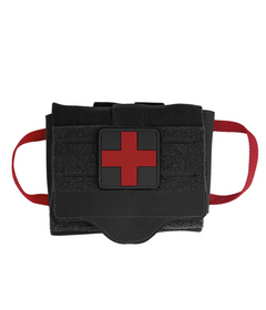 Mil-Tec IFAK Quick Draw kit di primo soccorso tattico, nero