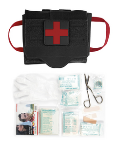 Mil-Tec IFAK Quick Draw kit di primo soccorso a 25 pezzi, nero