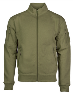 Mil-Tec felpa tattica con zip, ranger green