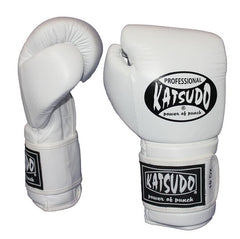 Katsudo Professional II guantoni da boxe, bianco