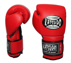 Katsudo Professional II guanti da boxe, rossi