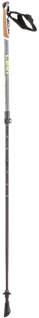 Leki Spin Shark SL bastoncini da nordic walking 100 - 130 cm, grigio argento-antracite scuro-calce
